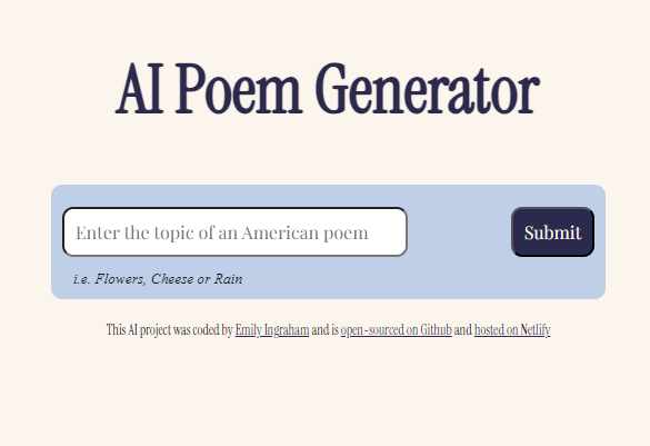 poem-generator